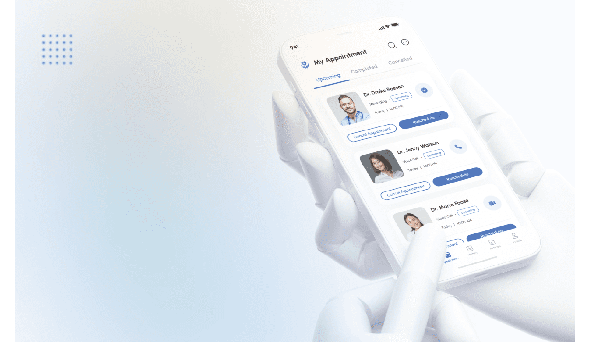Doctor Appointment UI App