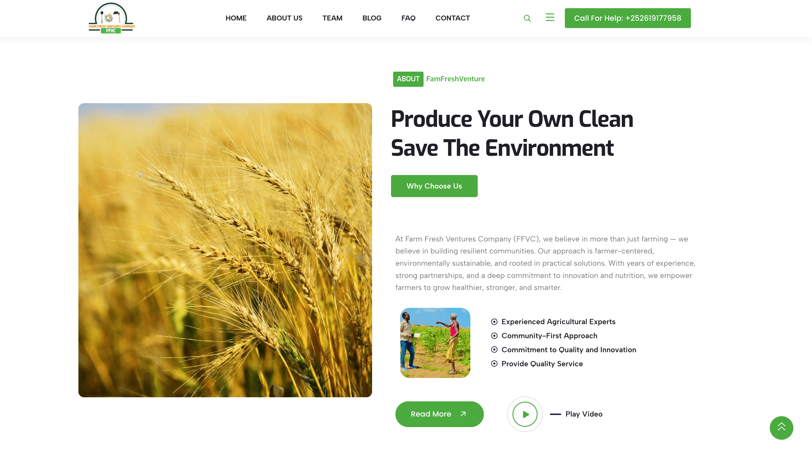 FamfreshVenture Website