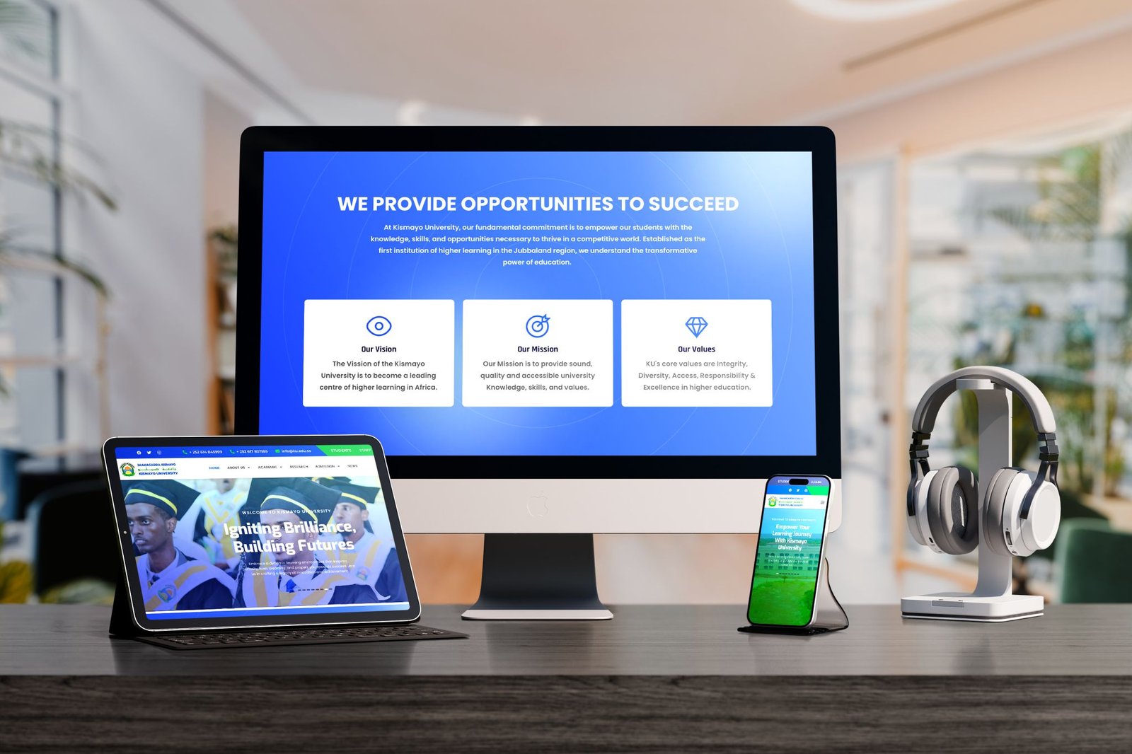 Kismayo University Website