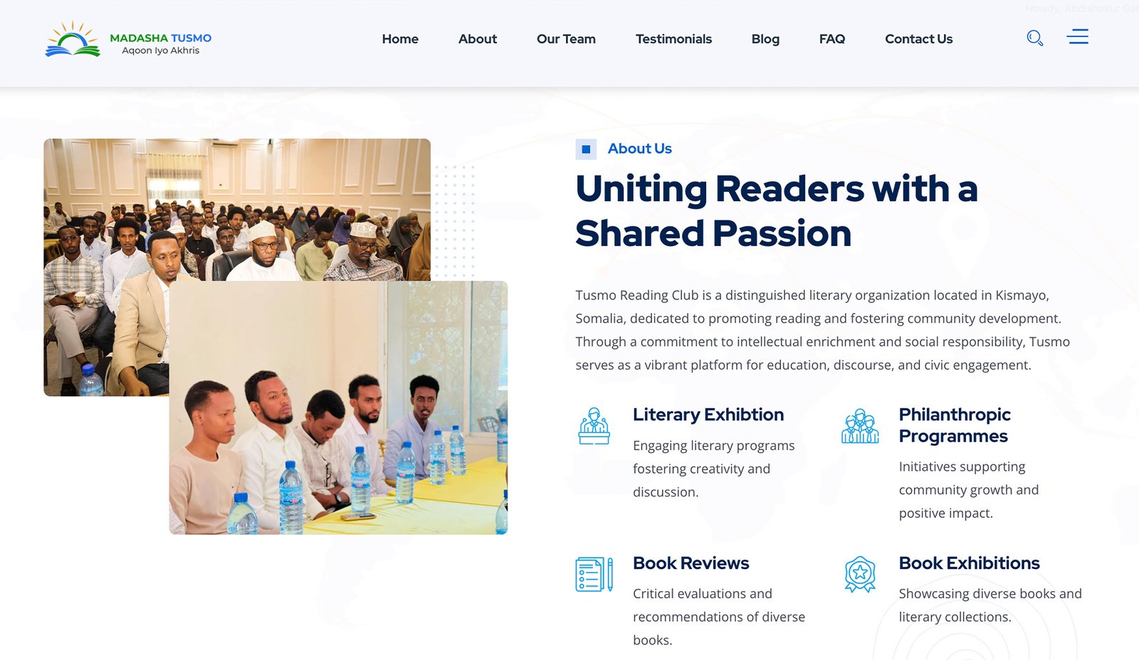 Madasha Tusmo Website